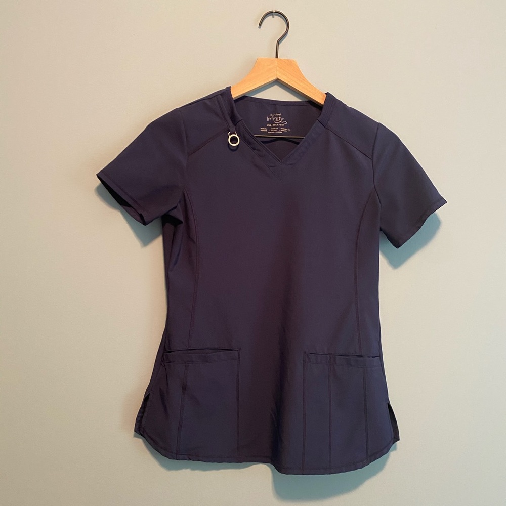 Cherokee Infinity Scrub Top | Navy | XXS